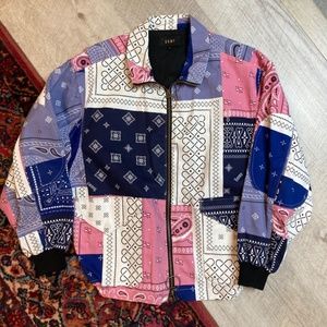 Grmy Pink and Purple Bandana Jacket
